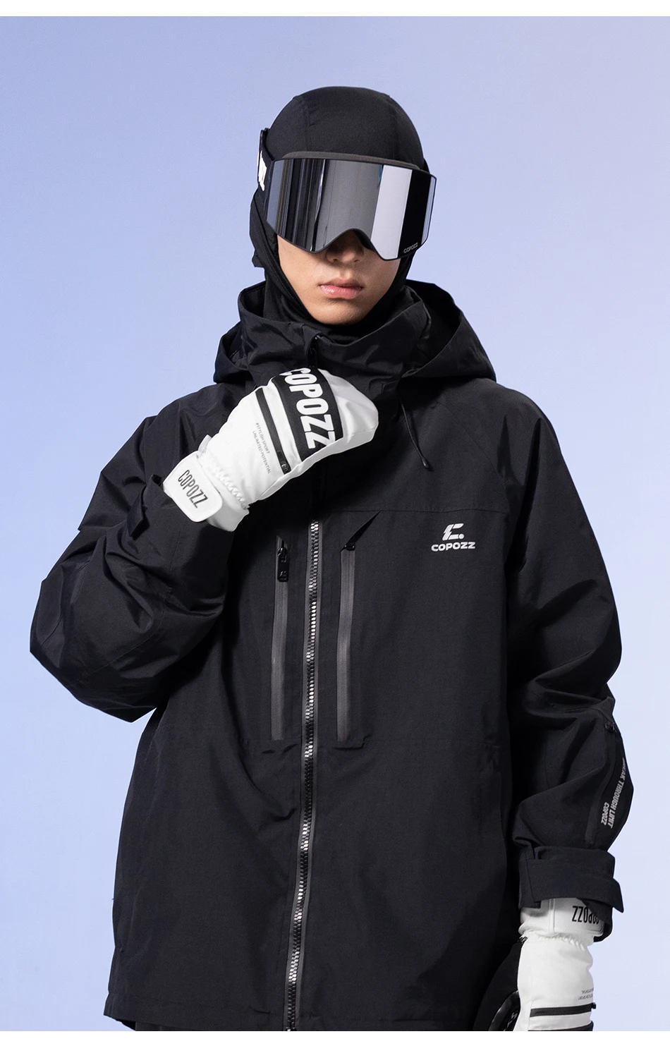 COPOZZ 3M Thinsulate Thick Adult Teenage Professional Snowboard Ski Gloves Windproof Winter Warm Thermal Snow Mittens Snowmobile