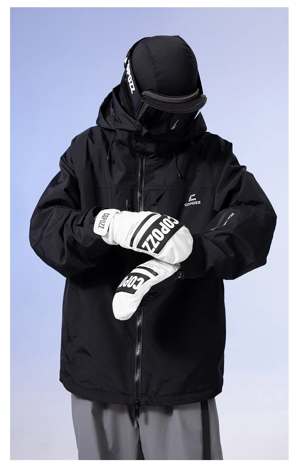 COPOZZ 3M Thinsulate Thick Adult Teenage Professional Snowboard Ski Gloves Windproof Winter Warm Thermal Snow Mittens Snowmobile