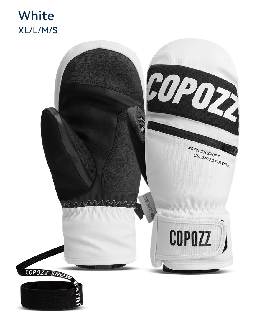 COPOZZ 3M Thinsulate Thick Adult Teenage Professional Snowboard Ski Gloves Windproof Winter Warm Thermal Snow Mittens Snowmobile