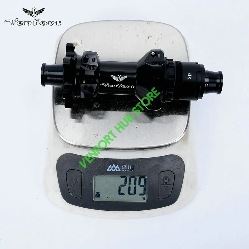 2022 NEW Black VENFORT 240 EXP 180 MTB Bike 28H Naben 6-bolt In Front 100*15 Rear142 *12mm 100/135mmUltra Light MTB HUB
