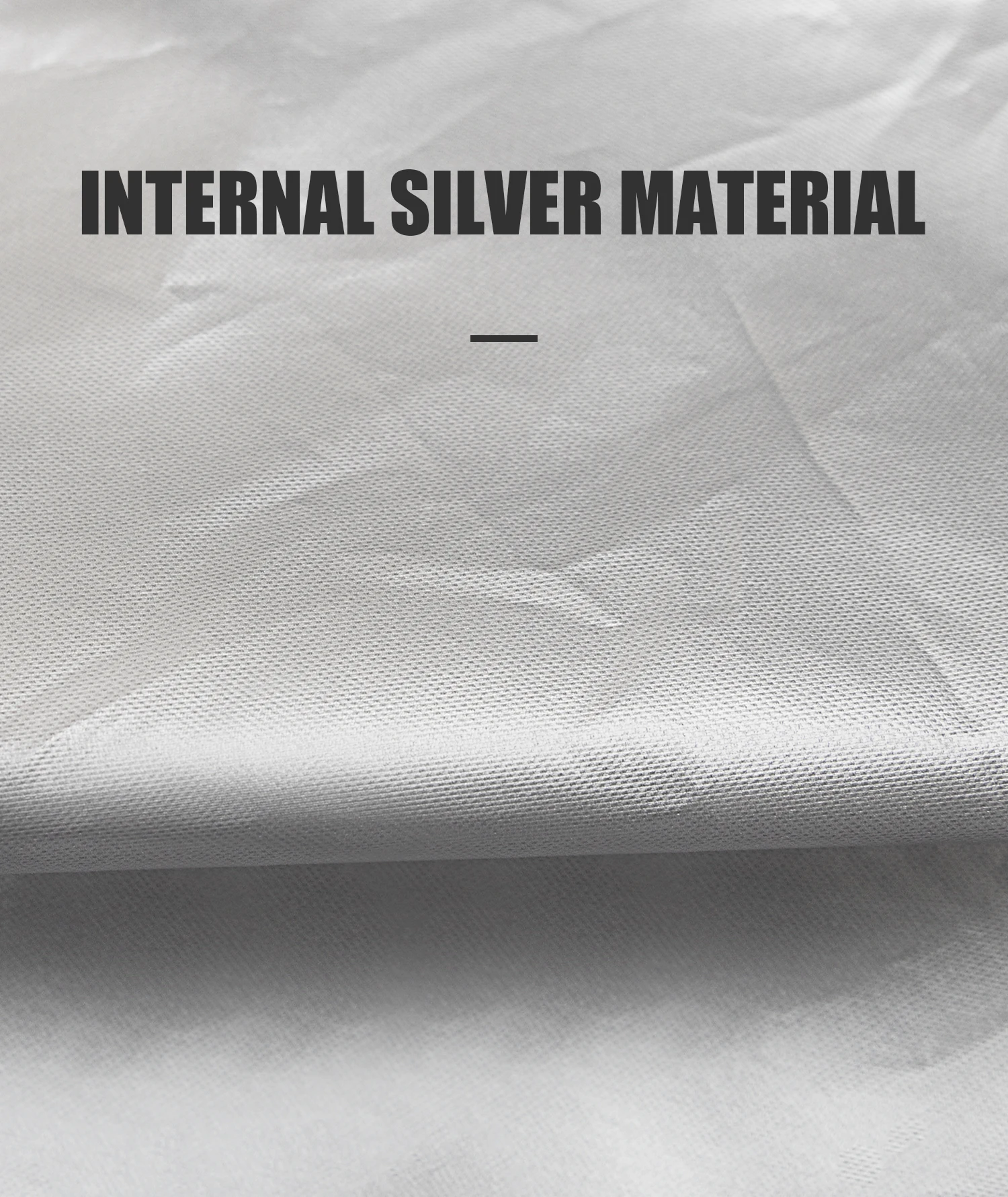 KOETSU 420D Marine Grade Anti-Fade and Tear-Resistant Rubber Boat Cover Sunshade Inflatable Boat Cover Silver Boat Cover