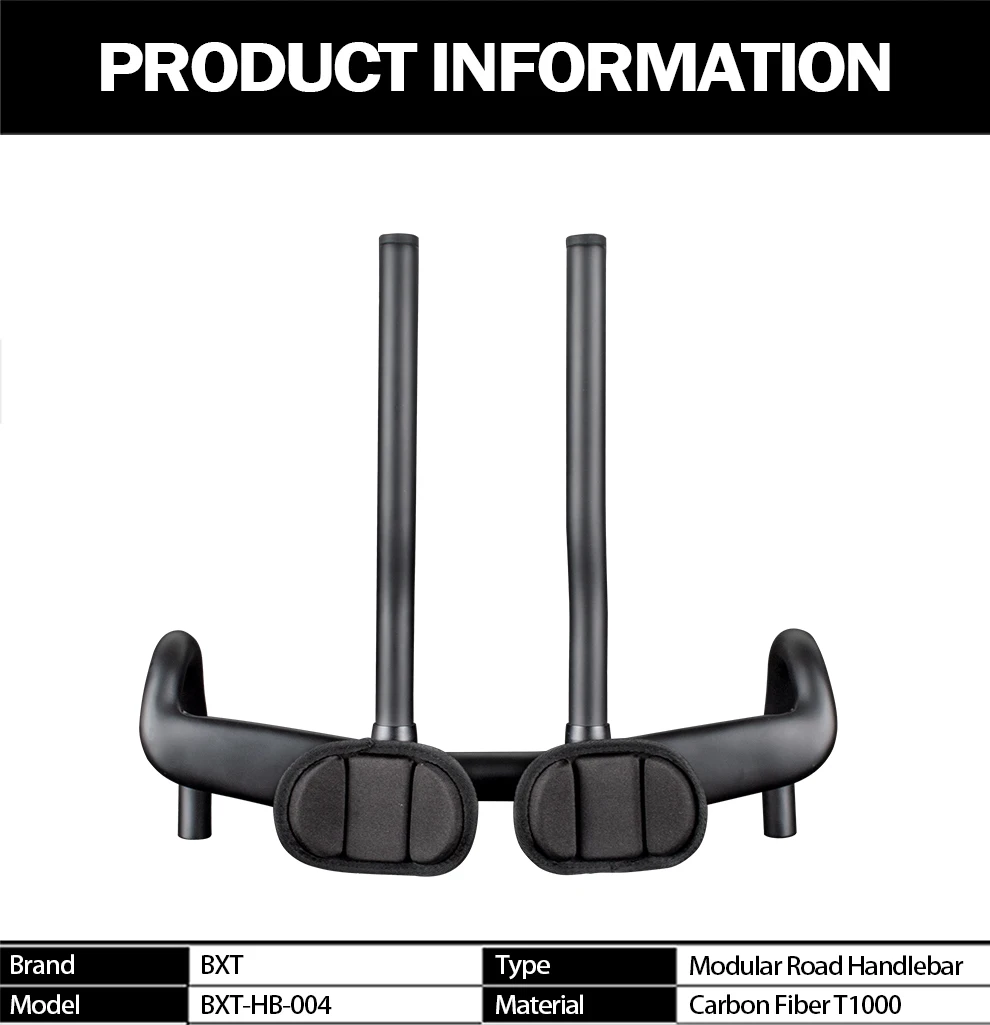 BXT Road Bike Rest Carbon Handlebar Modular Adjust Combine Carbon Road Bike Handlebar Triathlon TT Carbon Road Bicycle Handlebar