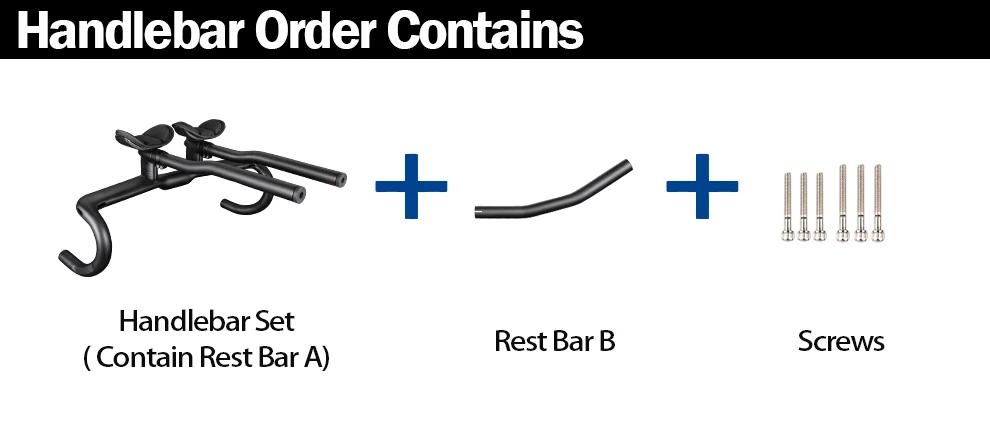 BXT Road Bike Rest Carbon Handlebar Modular Adjust Combine Carbon Road Bike Handlebar Triathlon TT Carbon Road Bicycle Handlebar