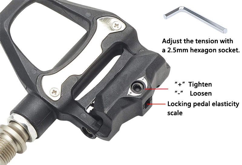 RACEWORK Road Bike Pedal Sealed Bearings Sagging Ultra-light Nylon Self-locking SPD System Road Bicycle Pedals