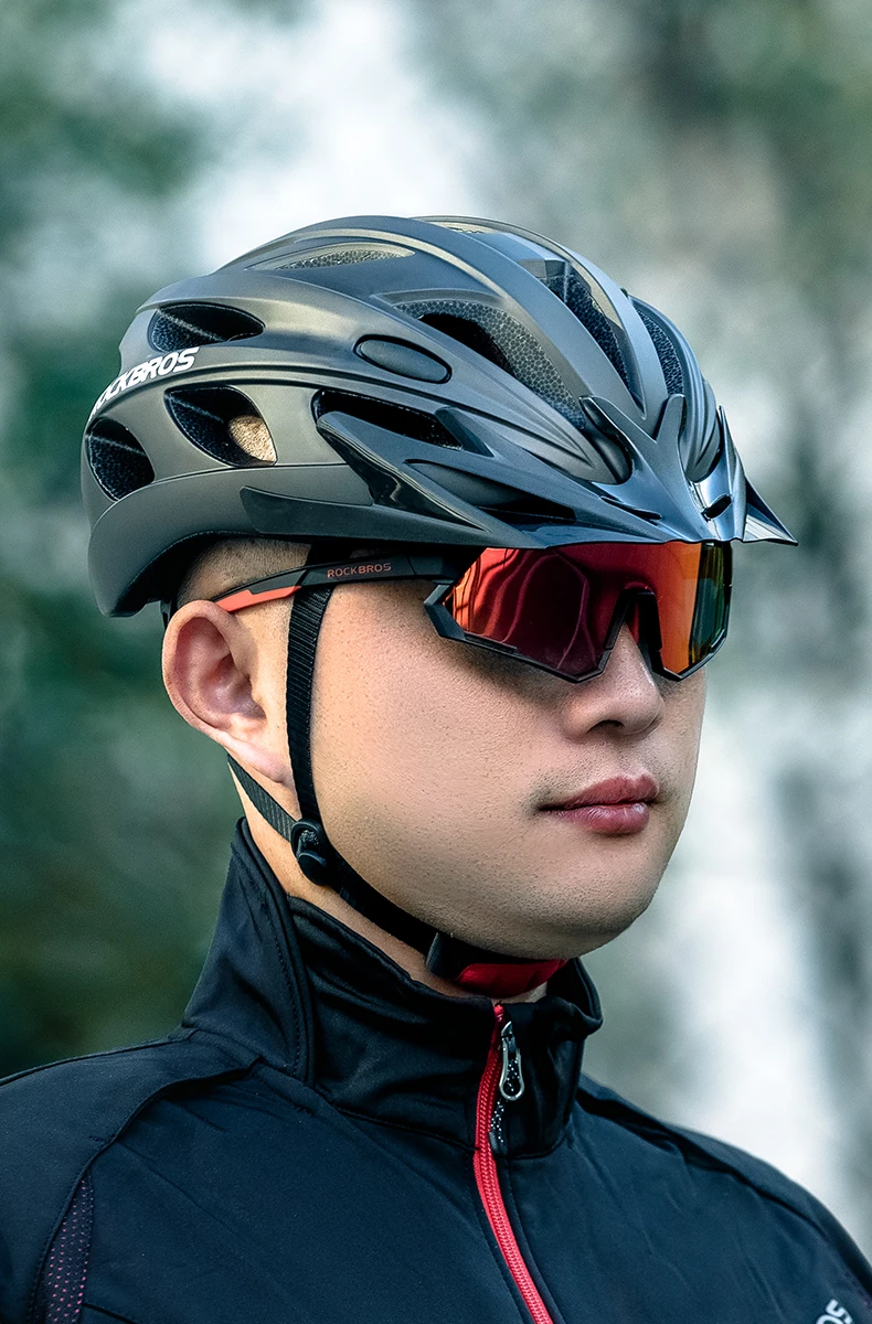 ROCKBROS Ultralight Bicycle Helmet 57-62cm Integrally-mold Cycling Helmet Breathable Safety Head Protection MTB Road Bike Helmet