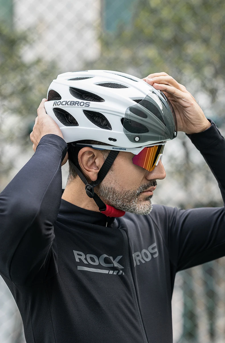 ROCKBROS Ultralight Bicycle Helmet 57-62cm Integrally-mold Cycling Helmet Breathable Safety Head Protection MTB Road Bike Helmet