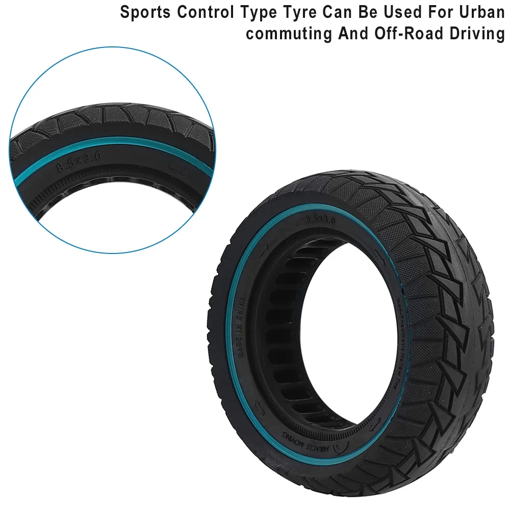 8.5x3.0 Thickened Solid Tire for Kugoo G2 Pro for VSETT 8 9 +/for Zero 8 9 Electric Scooter 8.5 Inche 8 1/2X3.0 Tubeless Tyre