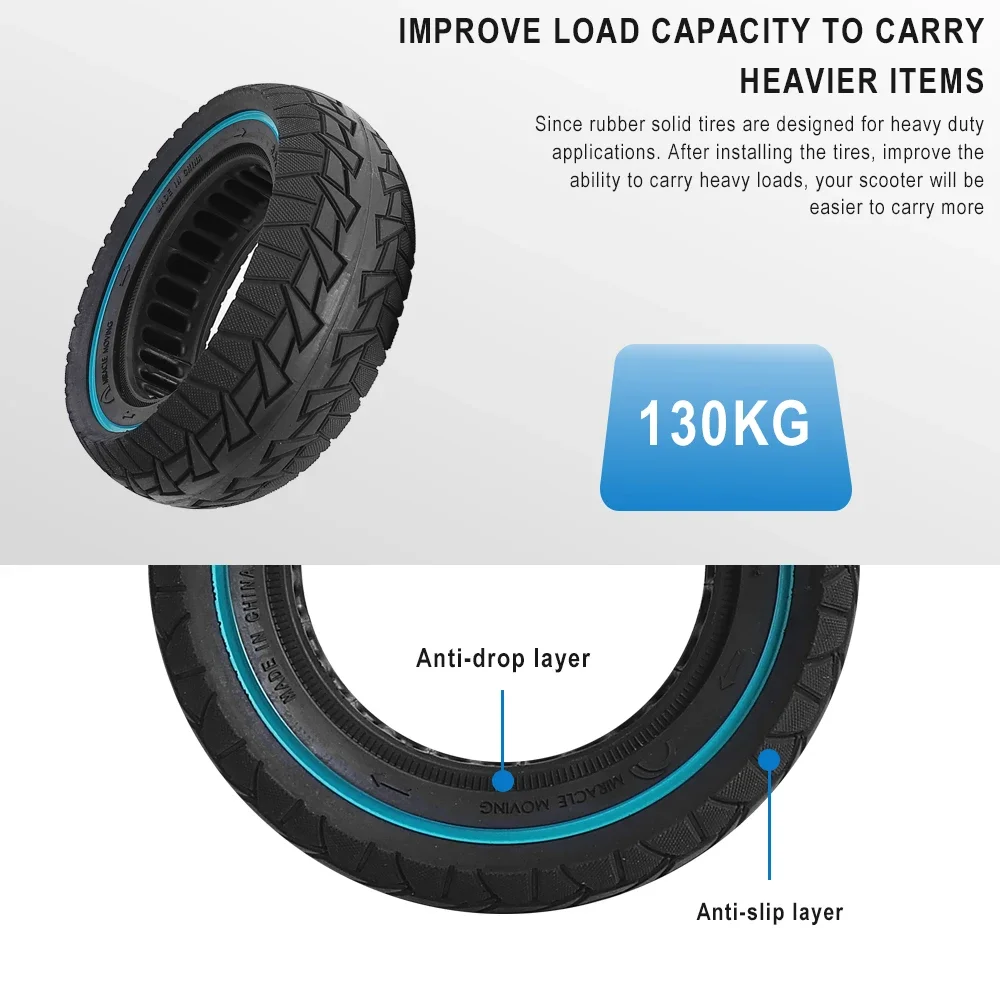 8.5x3.0 Thickened Solid Tire for Kugoo G2 Pro for VSETT 8 9 +/for Zero 8 9 Electric Scooter 8.5 Inche 8 1/2X3.0 Tubeless Tyre