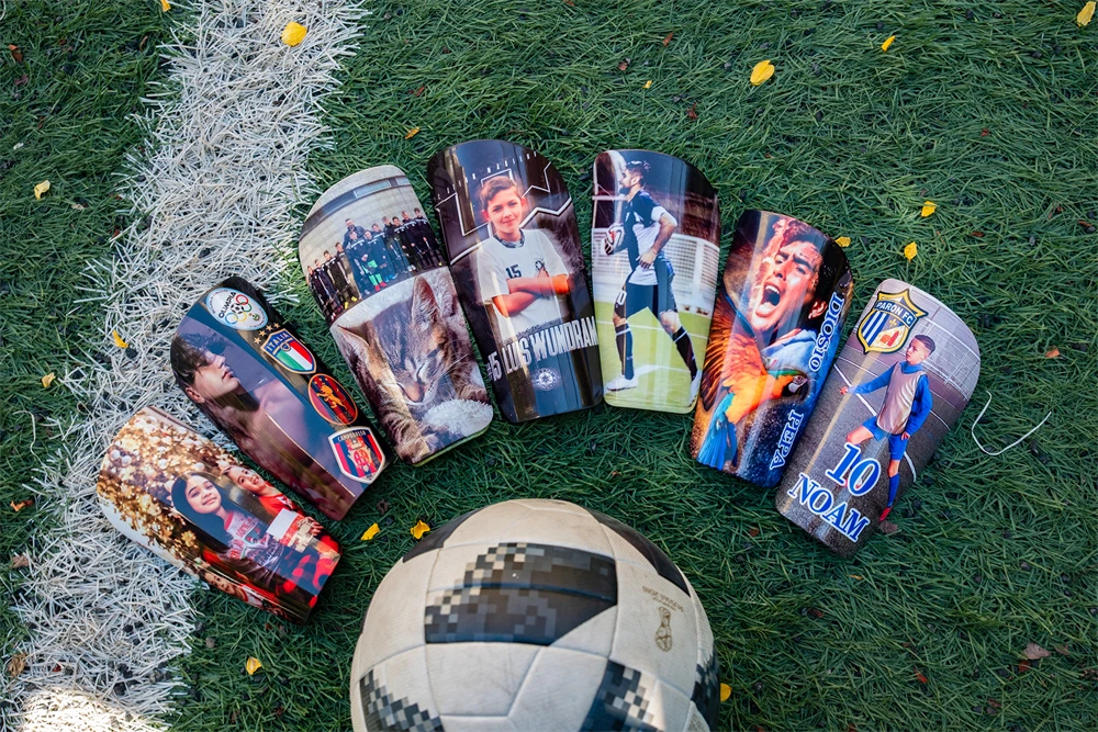 New Dropship Personalized Shin Guards Sports Soccer Pad Football Protective Leg Guard For Adult Kids Children Club Customization