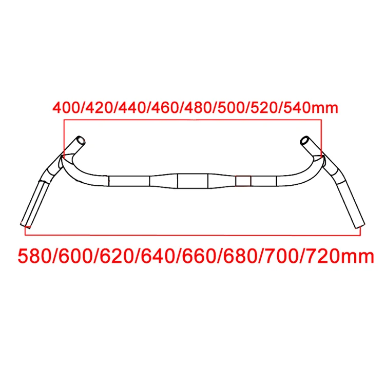 2022 ZNIINO new Carbon Gravel H handlebar Big Flare Bar Cycle cross Road MTB Bike handlebars carbon fiber Travelling bicycle