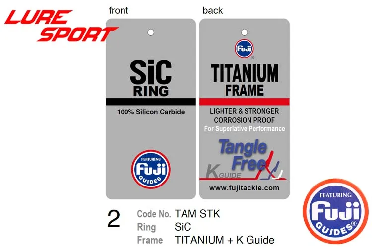 JAPAN FUJI T-ATSG20 TKTSG Guide TKGST Top Guide 8pcs 9pcs Set Spinning Rod Building Component Repair DIY Accessory