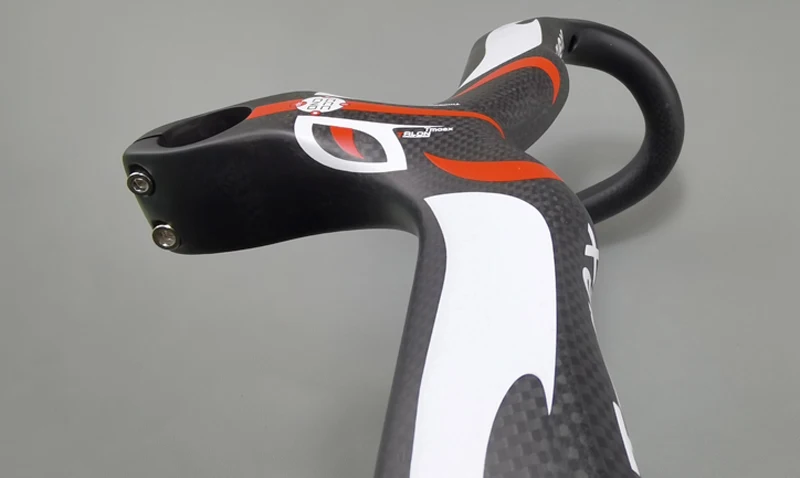 Cycling Carbon handlebar Integrated Handlebar Road Bike Handle Bars 3k Matte Ultralight Carbon Fibre Road Bicycle Handlebar