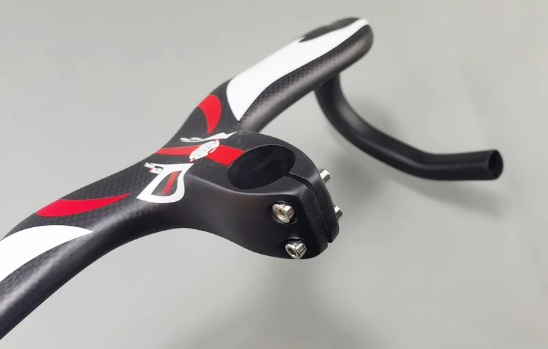 Cycling Carbon handlebar Integrated Handlebar Road Bike Handle Bars 3k Matte Ultralight Carbon Fibre Road Bicycle Handlebar
