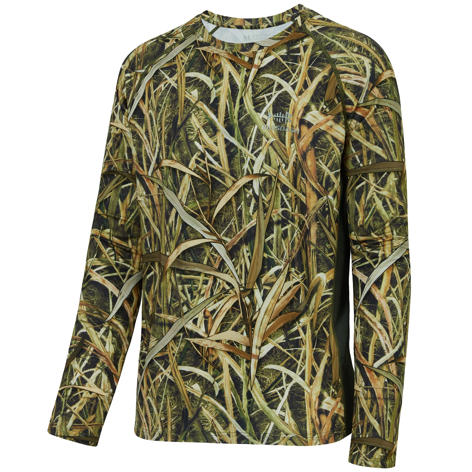 Bassdash FS13M Men's Hunting Camo Performance Long Sleeve Shirt Fishing UPF50+