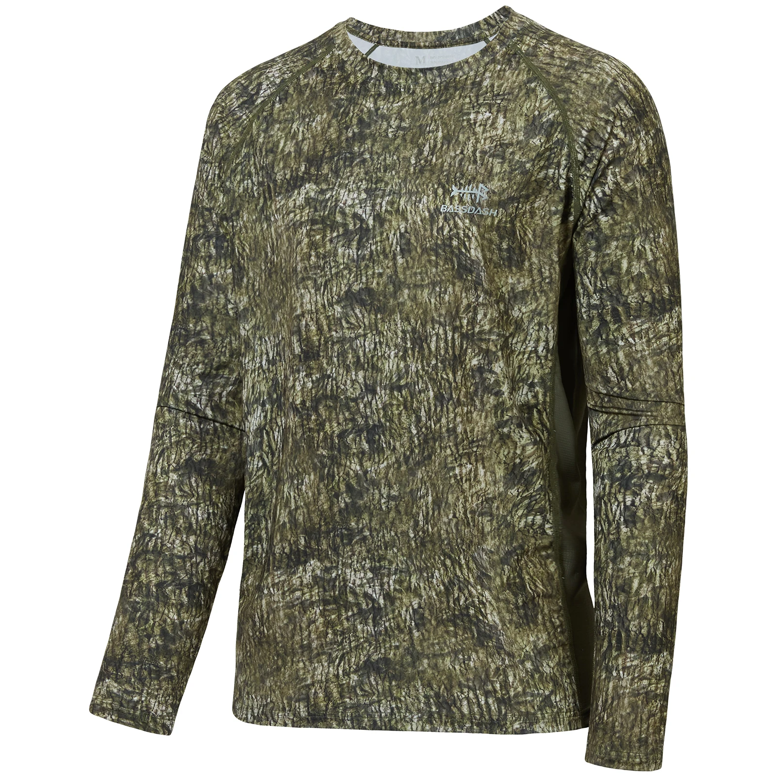 Bassdash FS13M Men's Hunting Camo Performance Long Sleeve Shirt Fishing UPF50+