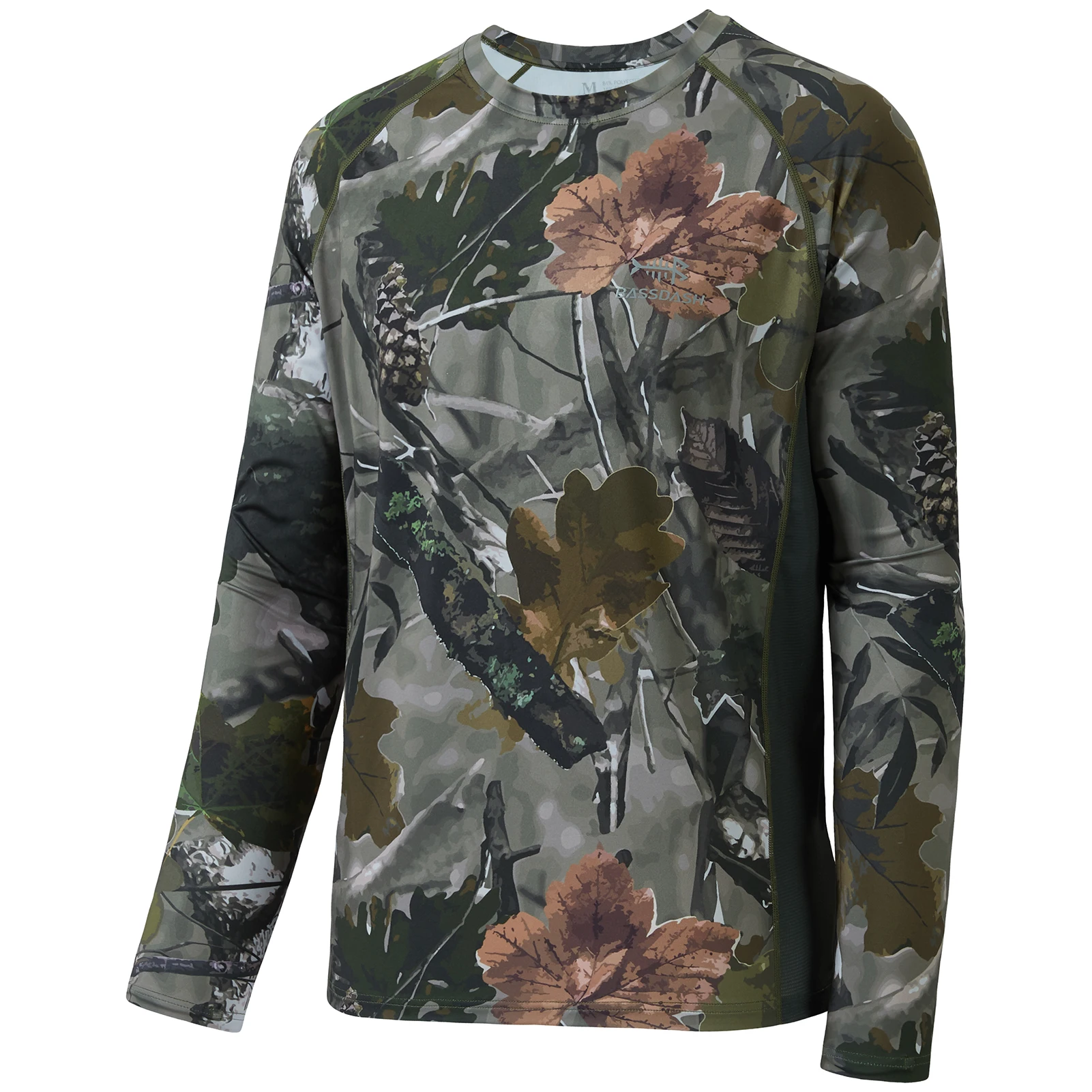 Bassdash FS13M Men's Hunting Camo Performance Long Sleeve Shirt Fishing UPF50+