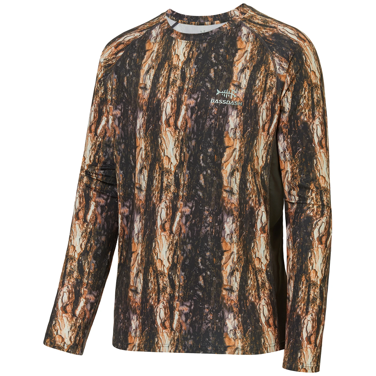 Bassdash FS13M Men's Hunting Camo Performance Long Sleeve Shirt Fishing UPF50+