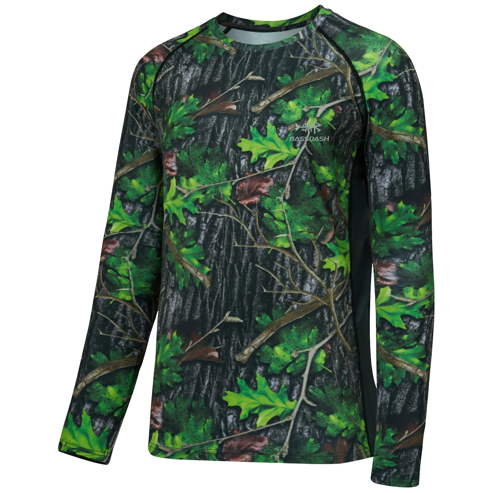 Bassdash FS13M Men's Hunting Camo Performance Long Sleeve Shirt Fishing UPF50+
