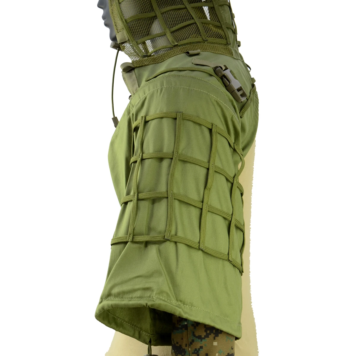 ROCOTACTICAL Tactical Ghillie Suit Breathable Ghillie Viper Hood with 3D Leafy Stripes Sniper Coat for Wargame, Hunting, CS