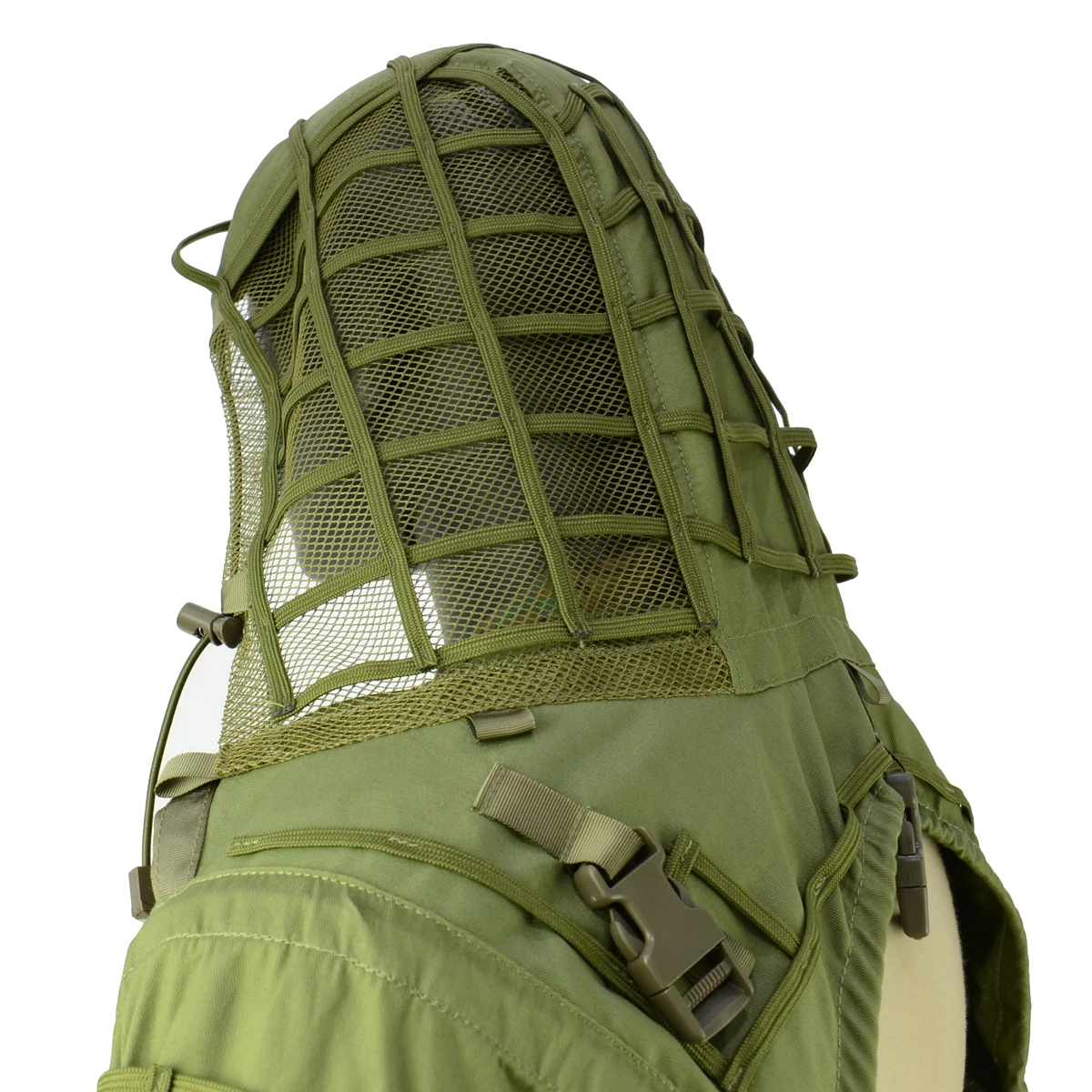 ROCOTACTICAL Tactical Ghillie Suit Breathable Ghillie Viper Hood with 3D Leafy Stripes Sniper Coat for Wargame, Hunting, CS