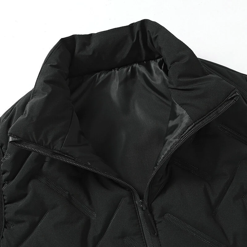 MOTO POC New Winter Cycling Vest Men Solid Color Stand Collar Breathable Thermal Waterproof Tank Tops Down Hiking Bicycle Vests