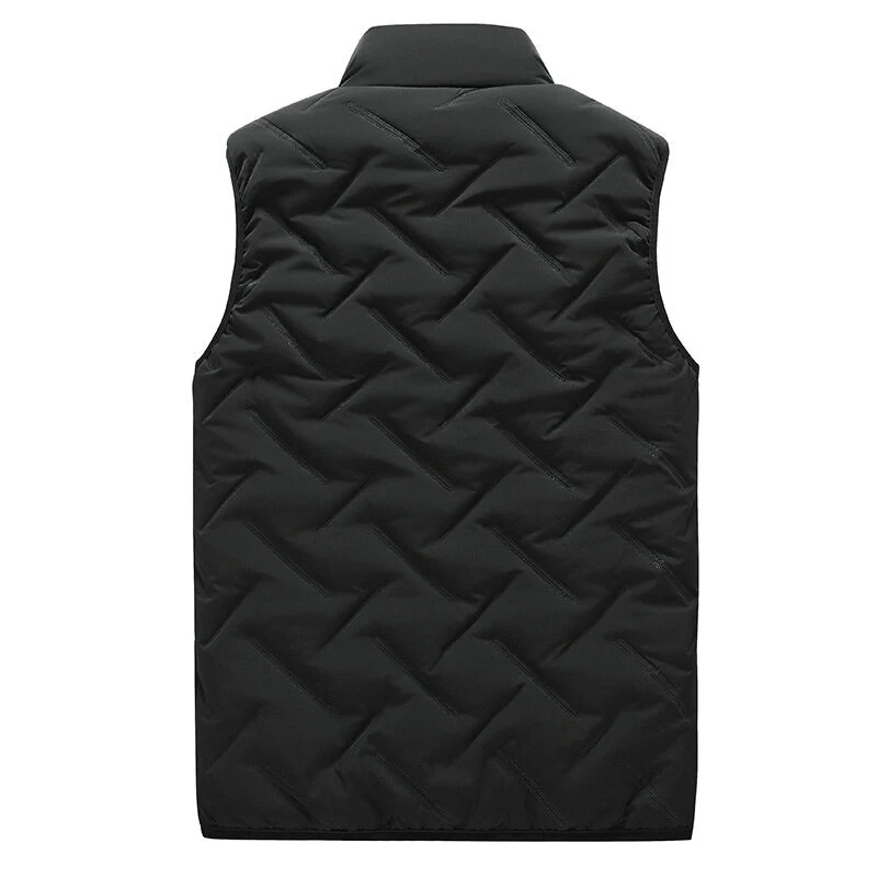 MOTO POC New Winter Cycling Vest Men Solid Color Stand Collar Breathable Thermal Waterproof Tank Tops Down Hiking Bicycle Vests