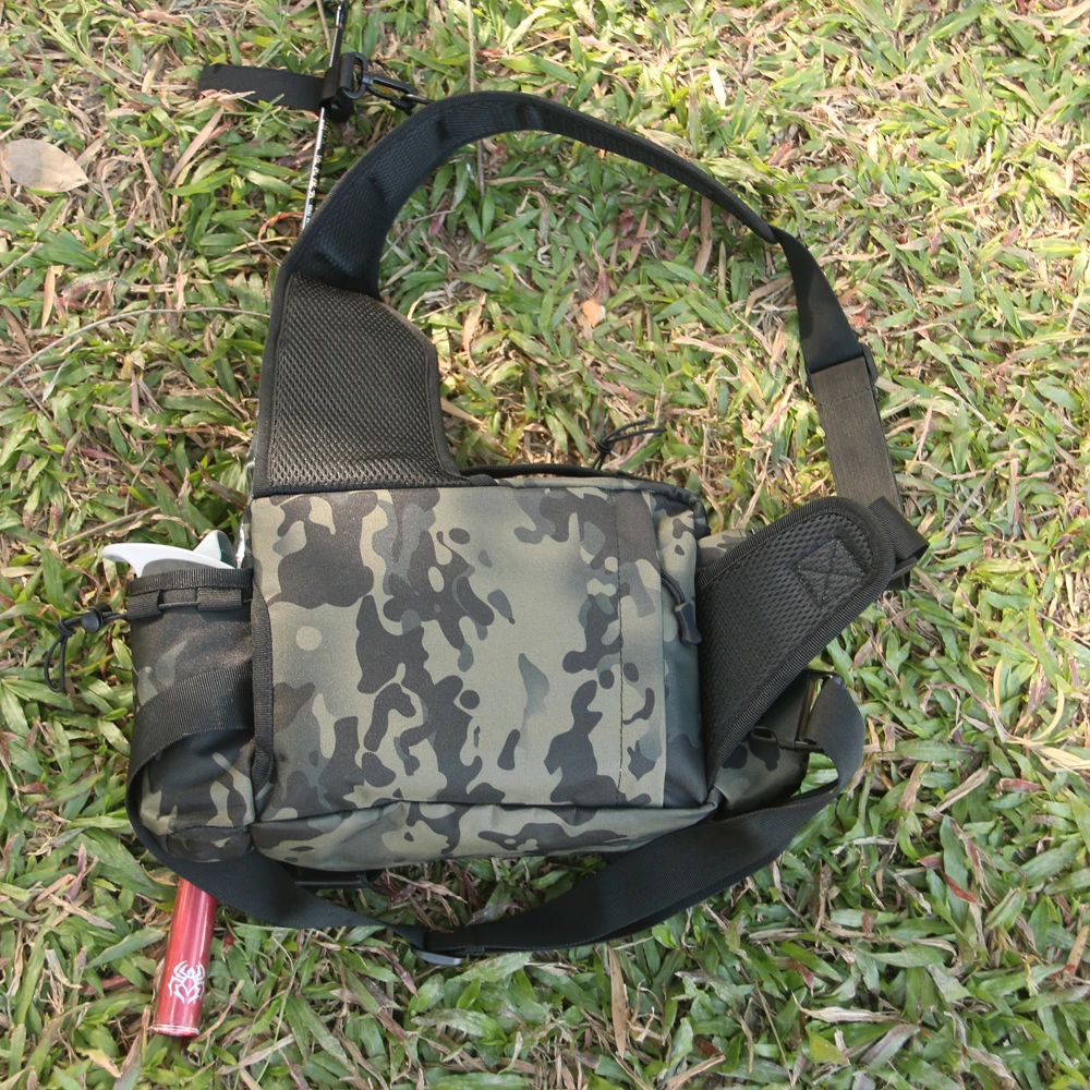 Hunting Shoulder Backpack,Sling Fishing Tackle Bag Outdoor Fishing Storage Pack