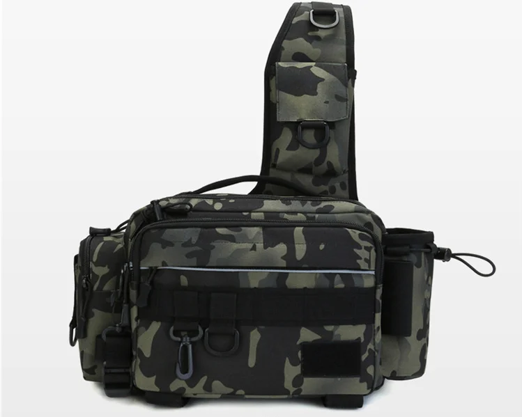 Hunting Shoulder Backpack,Sling Fishing Tackle Bag Outdoor Fishing Storage Pack