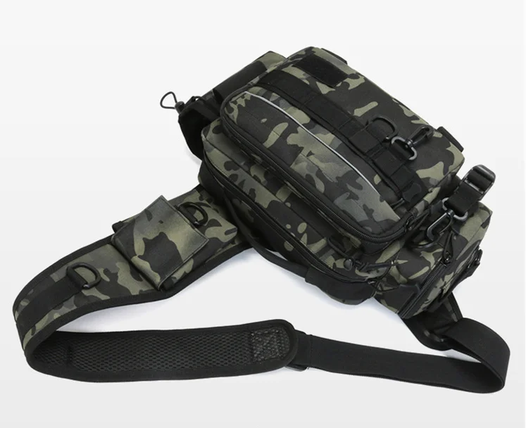 Hunting Shoulder Backpack,Sling Fishing Tackle Bag Outdoor Fishing Storage Pack