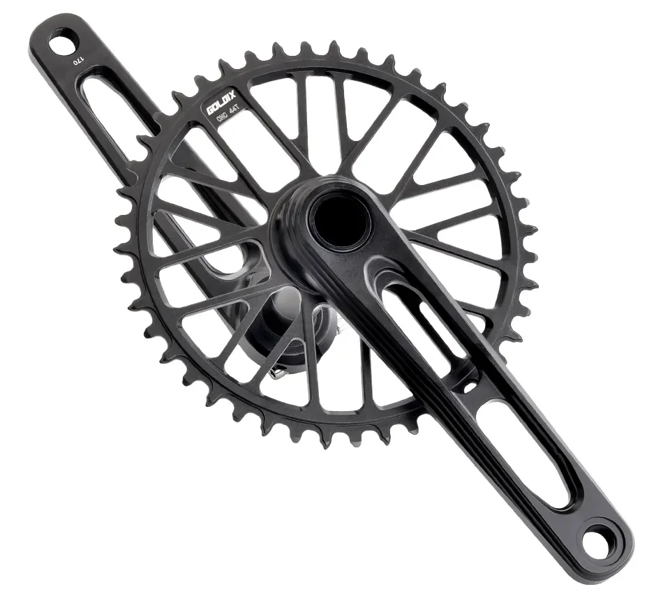 GOLDIX CNC ROAD Cranks Arms Bicycle Crankset BSA BB92 Gravel ROAD Crank 170/175mm Chainring Crown 50-34T for Carbon Fiber Frame