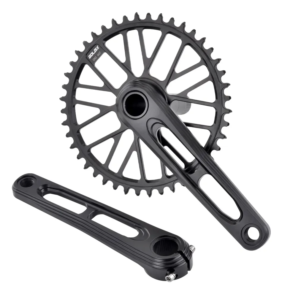 GOLDIX CNC ROAD Cranks Arms Bicycle Crankset BSA BB92 Gravel ROAD Crank 170/175mm Chainring Crown 50-34T for Carbon Fiber Frame
