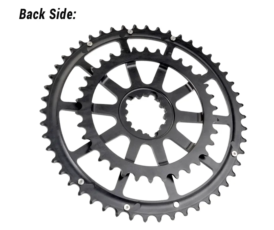 GOLDIX CNC ROAD Cranks Arms Bicycle Crankset BSA BB92 Gravel ROAD Crank 170/175mm Chainring Crown 50-34T for Carbon Fiber Frame
