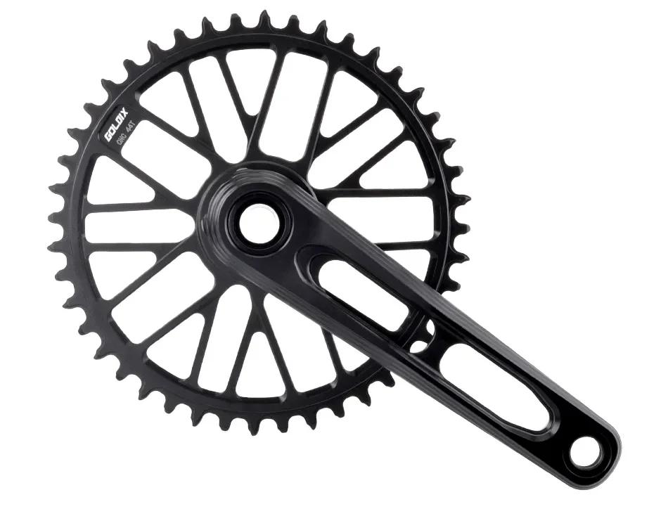 GOLDIX CNC ROAD Cranks Arms Bicycle Crankset BSA BB92 Gravel ROAD Crank 170/175mm Chainring Crown 50-34T for Carbon Fiber Frame