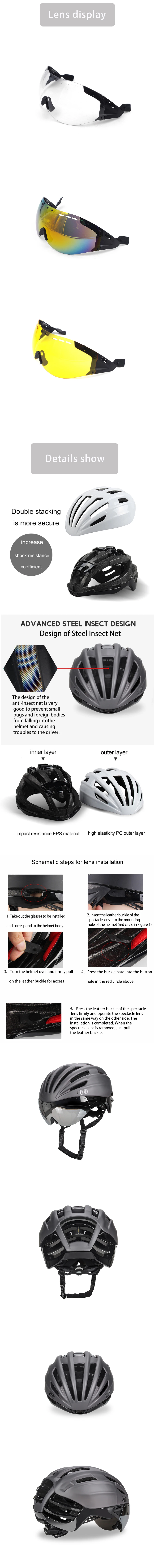 JTS Mountain Road Cycling Safety Helmet for Men and Women, Riding Helmet