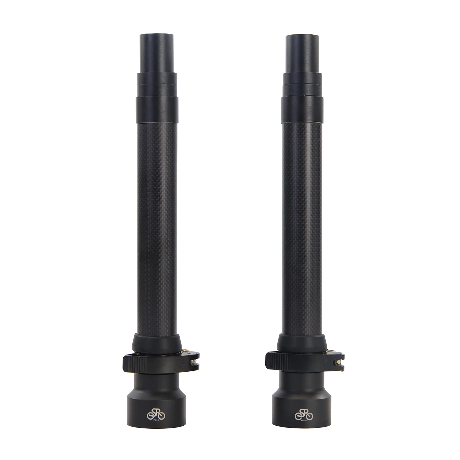 SILVEROCK-Folding Bike Carbon Stem Bike Headtube 28.6mm for FNHON DAHON Folding Bike, Handlebar Stem, 330mm, 350mm, 370mm, 420mm
