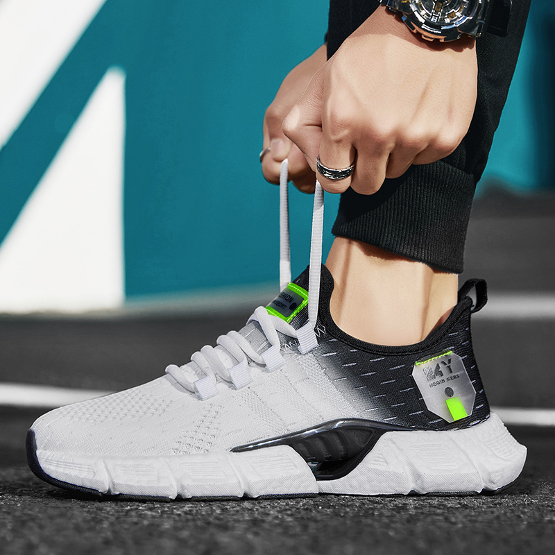 Fashion Outdoor Men Runnning Shoes Lightweight Jogging Sport shoes Men Sneakers Breathable Casual Shoes Mesh Comfortable Zapatos