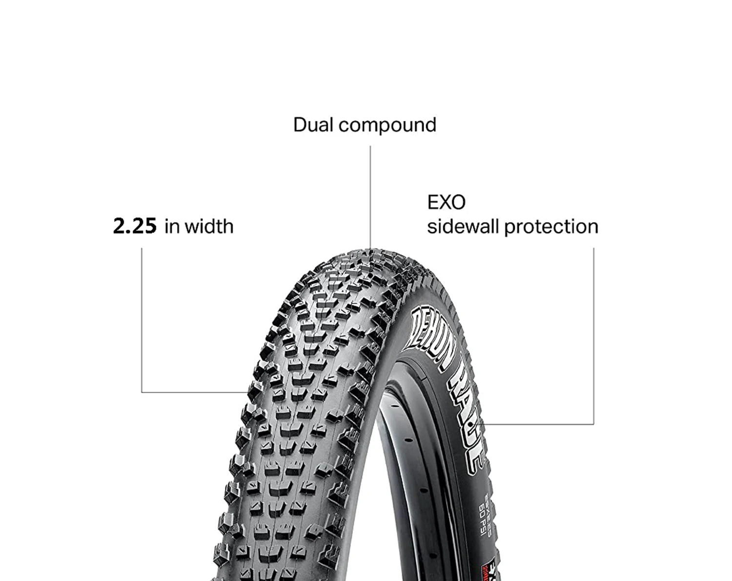 2PCS MAXXIS 29 MTB Bicycle Tire 27.5x2.25 29x2.25 REKON RACE EXO Tires Anti Puncture Tyre MTB Bike Off-road Downhill Tire/Tube