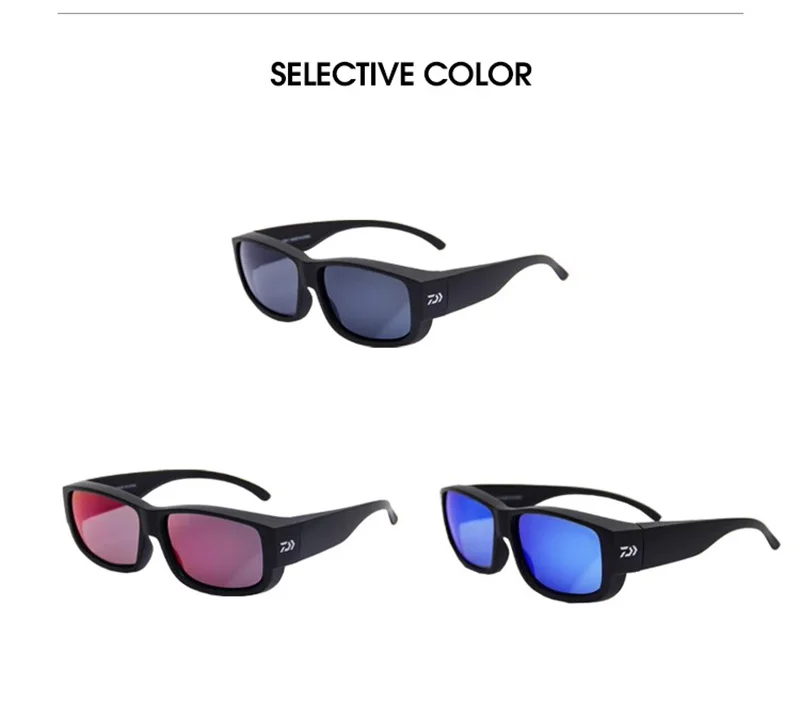 DAIWA Polarized Fishing Glasses Outsports Sunglasses UV protection Anti-blue Light Clearly Vision Cycling Hiking