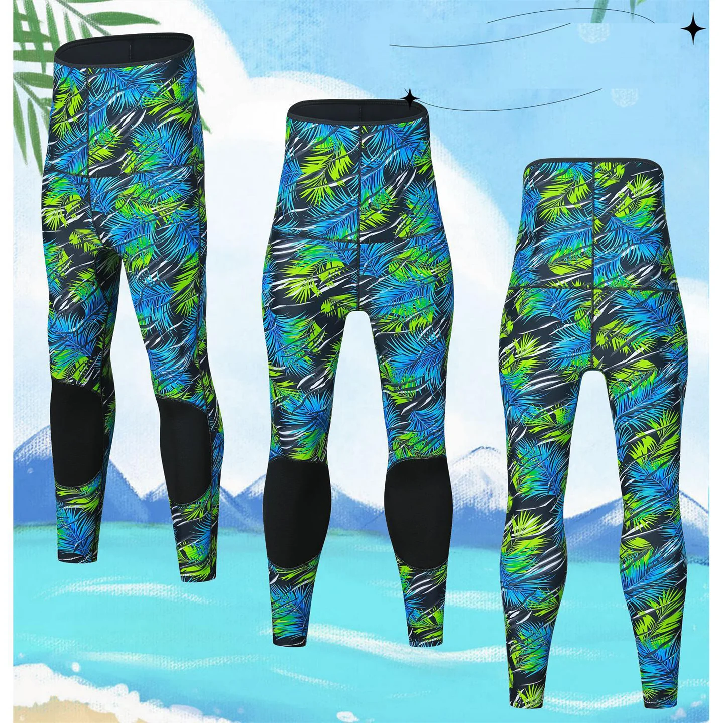 Winter 3MM Neoprene Scuba Spearfishing Hooded Wetsuit Men Two Pieces Separate Set Diving Suit Surfing Deepwater Thermal Swimsuit