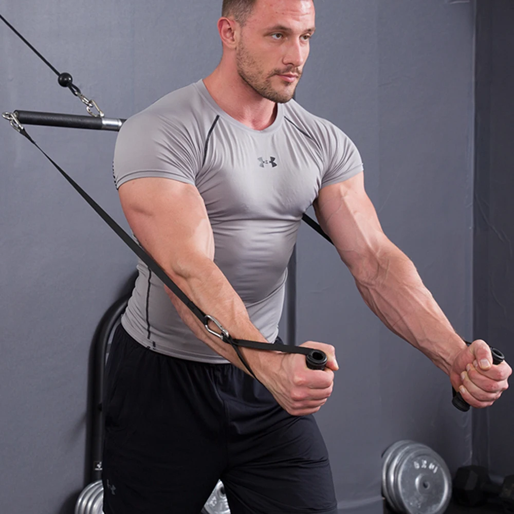 Triceps Biceps Back Blaster Rope, Lat Pull Down Attachment, Training Attachment, Gym Weight, Chest Muscle Workout