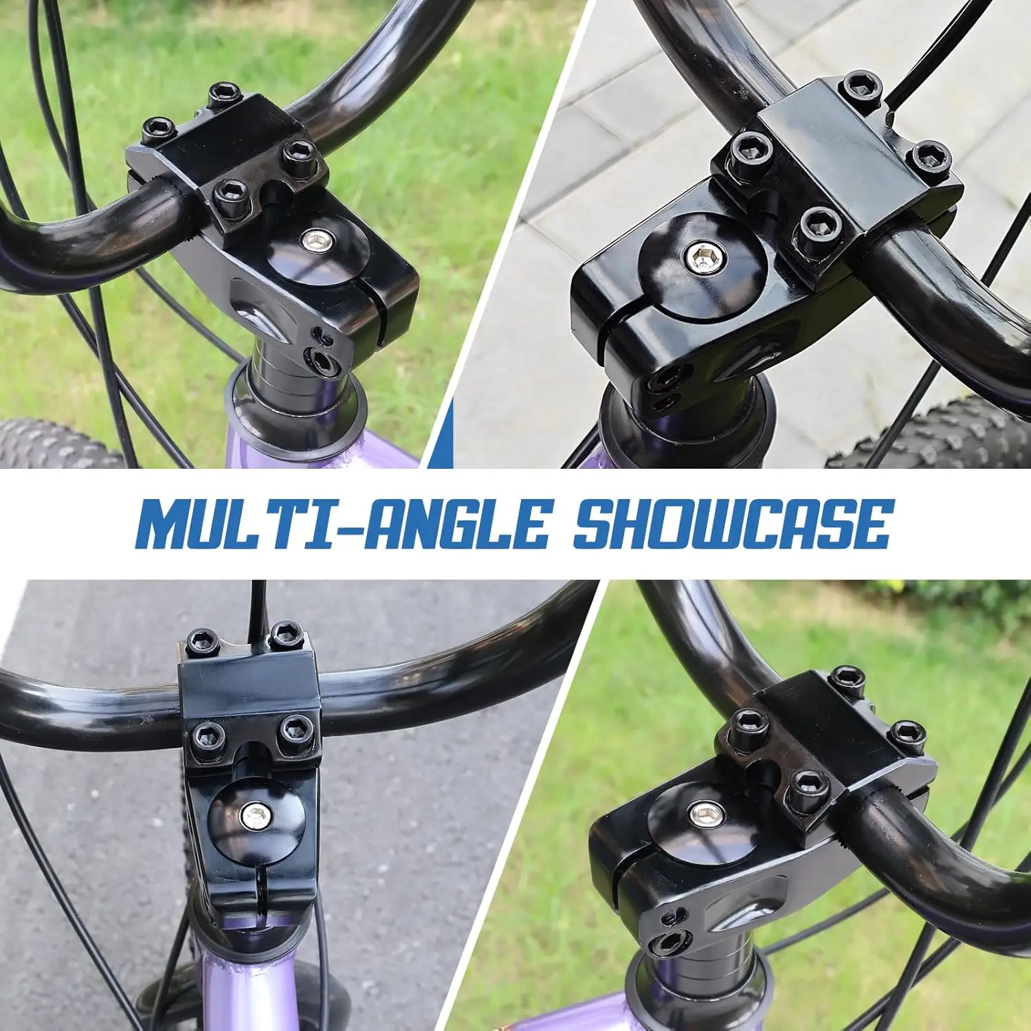 ZUKKA 22.2mm Bike Stem for BMX Bike Aluminum Alloy Fixed Gear Bicycle Stem MTB Mountain Bike Short Stem Parts For Bikes