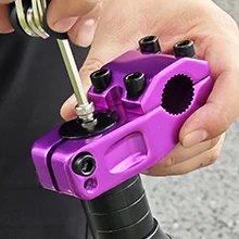 ZUKKA 22.2mm Bike Stem for BMX Bike Aluminum Alloy Fixed Gear Bicycle Stem MTB Mountain Bike Short Stem Parts For Bikes