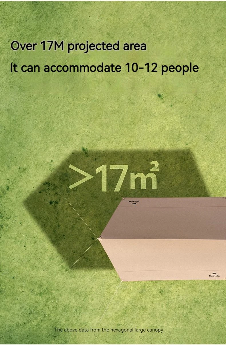 Naturehike Camping Tarp Shelter Portable Black Coating Sun Shelter High Quality Ultralight Canopy Waterproof Ourdoor Picnic