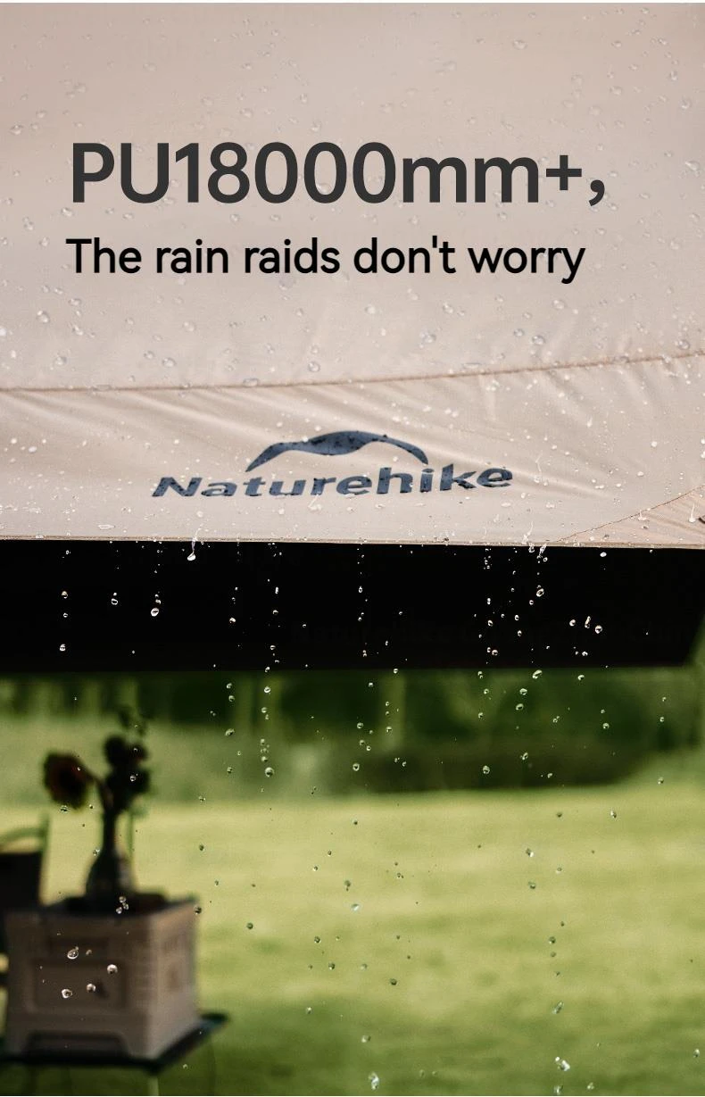 Naturehike Camping Tarp Shelter Portable Black Coating Sun Shelter High Quality Ultralight Canopy Waterproof Ourdoor Picnic