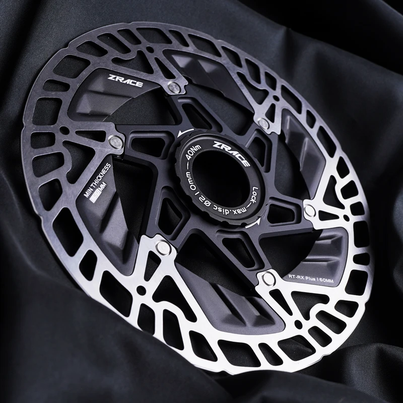 ZRACE RT-RX Plus ICE-TECH Center Lock Disc Rotor, Ultralight Strong Heat Dissipation Floating Rotor 160mm Road Disc Brake