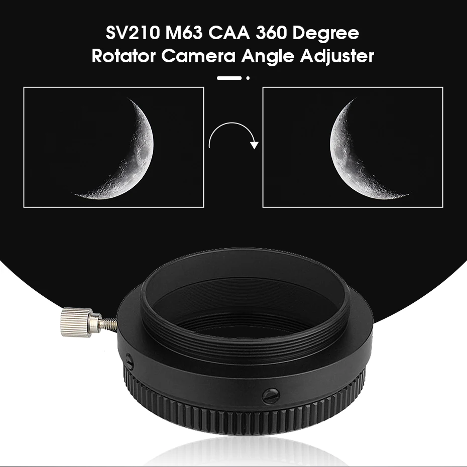 SVBONY SV210 M63 CAA 360° Rotator Camera Angle Adjuster for SV550 80F6 Visual Rotation