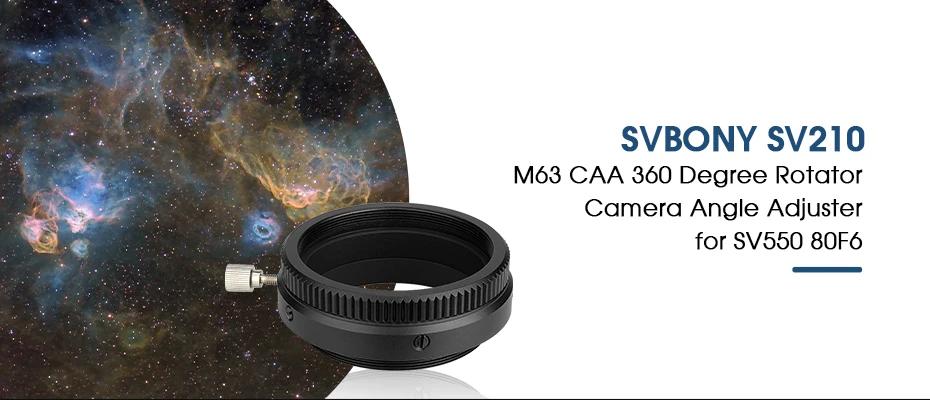 SVBONY SV210 M63 CAA 360° Rotator Camera Angle Adjuster for SV550 80F6 Visual Rotation