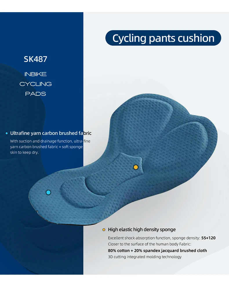 INBIKE Women's Bicycle Shorts Padded 3D Cycling Short Pants for Riding Road Biking Shorts Tights with Side Pockets Bike Clothing