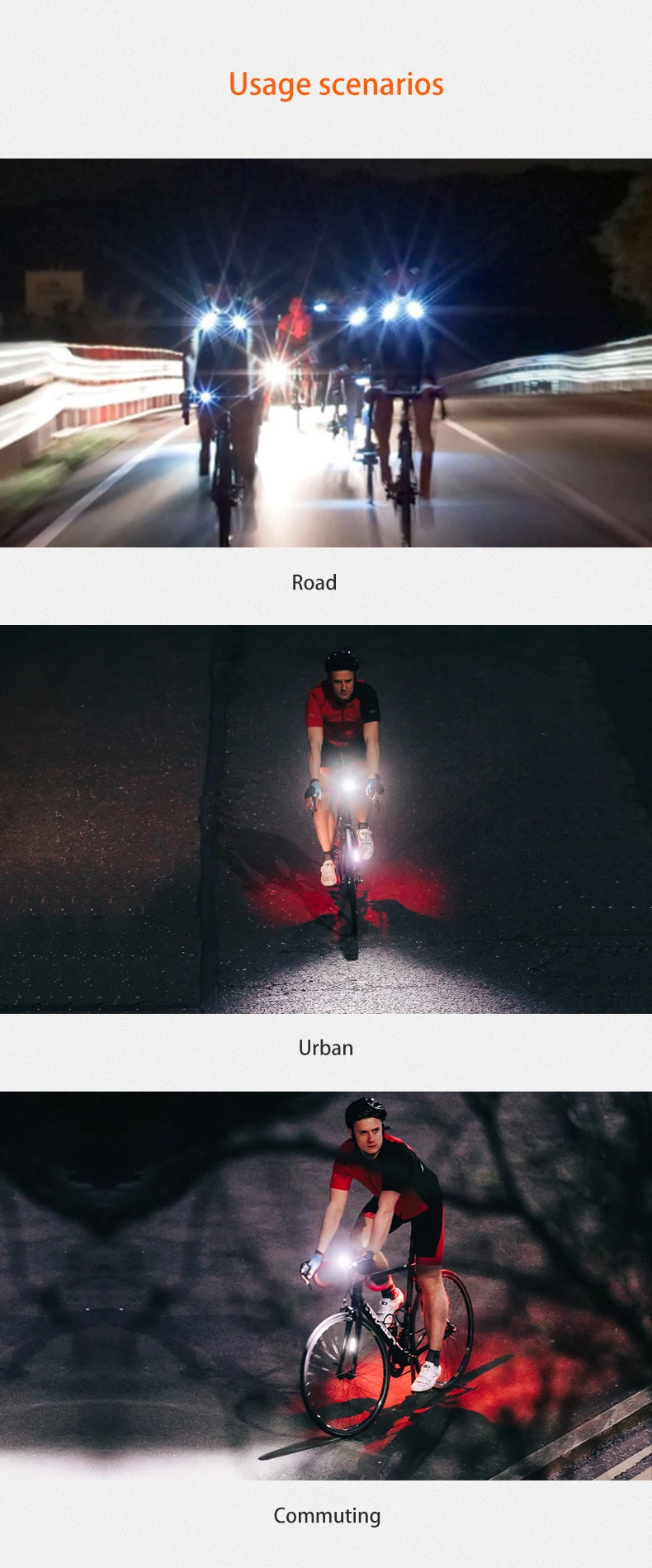 Magicshine Bike Light RN 900, IPX7,4000mAh Battery Type-C Reverse Charging, Powerful Bike Headlight,Taillight set