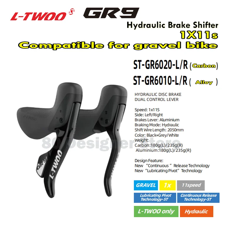 LTWOO GRT/RX/R9/GR9/R7/GR7 Road Bike Hydraulic Disc Brake Shifter Levers 1x12/1x11/10S Speed Carbon Switch Bicycle Shifter Alloy